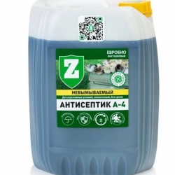 20 л,Водозащитная пропитка для дерева Zelest антисептик А-4 ЕвроБио, фисташковый
